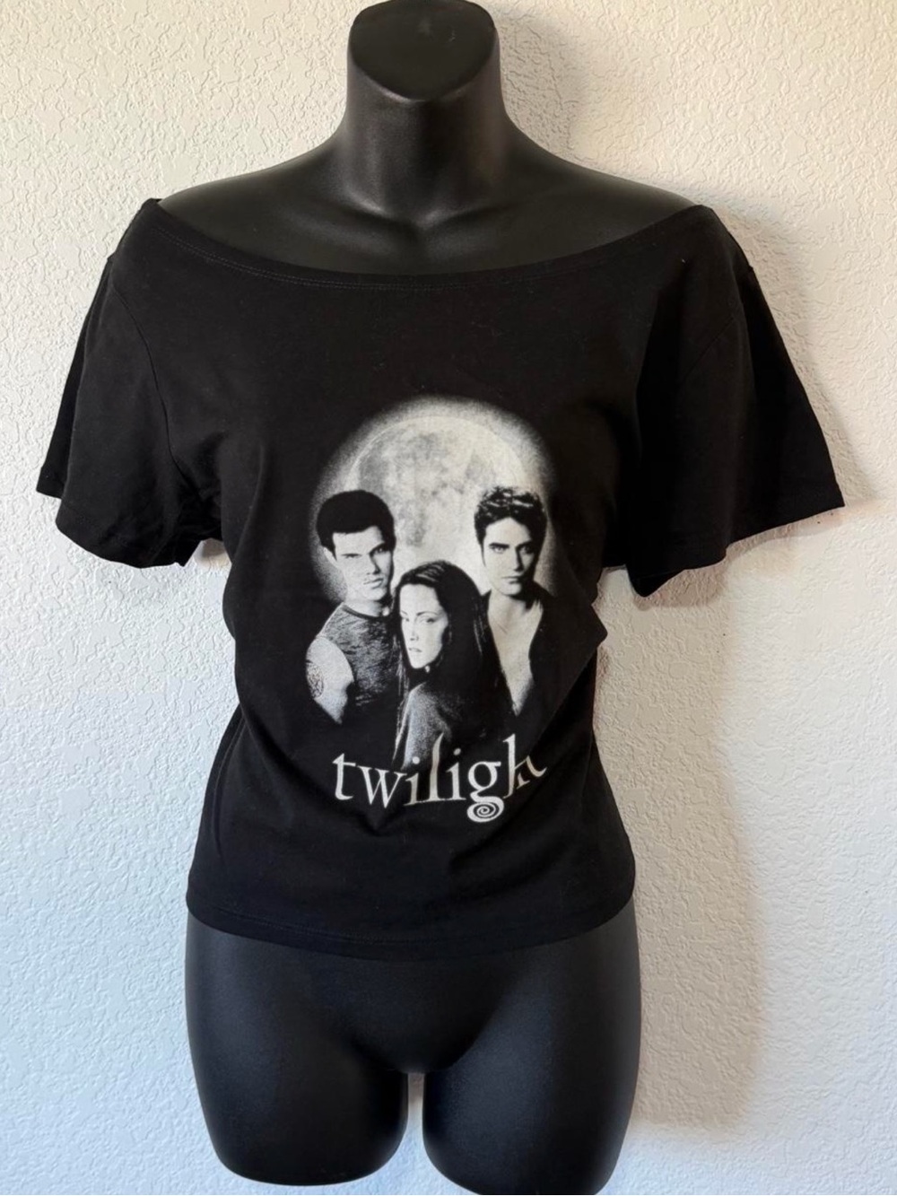 Twilight Off-The-Shoulder Graphic Tee
